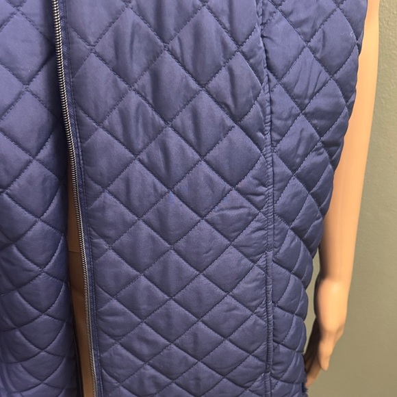 Women’s Navy Quilted Sleeveless Vest size 2XL - Picture 5 of 6